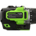 Дрель-шуруповерт Greenworks GD24DD90 аккум. патрон:быстрозажимной (3707507)