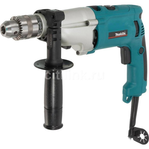 Дрель ударная Makita HP2070 1010Вт патрон:кулачковый реверс (кейс в комплекте)