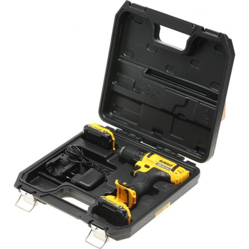 Дрель-шуруповерт DeWalt DCD710D2-QW 180Вт аккум. патрон:быстрозажимной (кейс в комплекте)