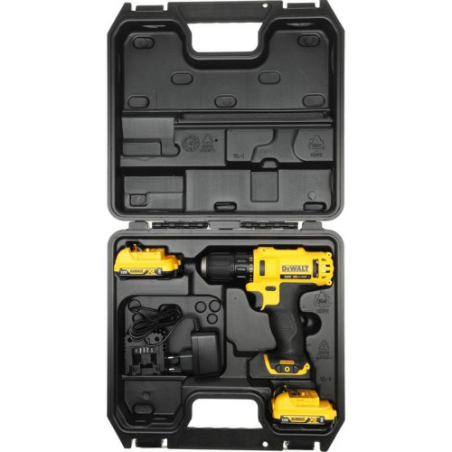 Дрель-шуруповерт DeWalt DCD710D2-QW 180Вт аккум. патрон:быстрозажимной (кейс в комплекте)