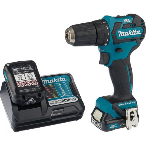Дрель-шуруповерт Makita DF332DWAE аккум. патрон:быстрозажимной (кейс в комплекте)