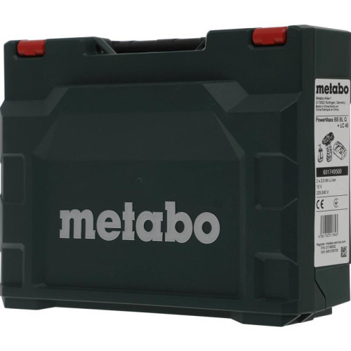 Дрель-шуруповерт Metabo Power Maxx BS BL аккум. патрон:быстрозажимной (кейс в комплекте) (601749500)