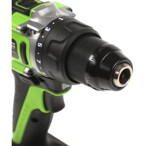 Дрель-шуруповерт Greenworks GD24DD90 аккум. патрон:быстрозажимной (3707507)