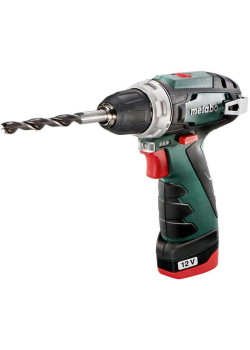 Дрель-шуруповерт Metabo PowerMaxx BS Basic аккум. патрон:быстрозажимной (кейс в комплекте) (600080500)
