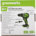 Дрель-шуруповерт Greenworks GD24DD90 аккум. патрон:быстрозажимной (3707507)