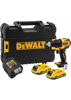 Дрель-шуруповерт DeWalt DCD708D2T-QW 340Вт аккум. патрон:быстрозажимной (кейс в комплекте)