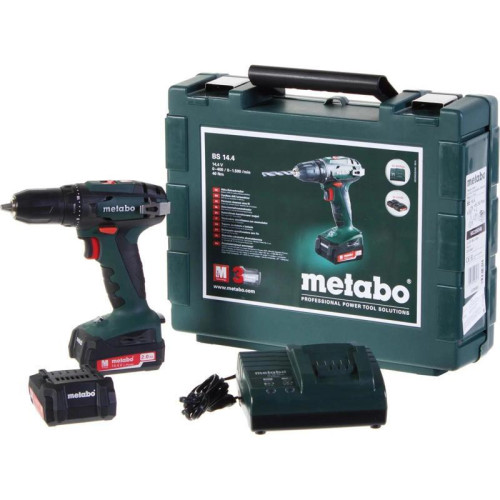 Дрель-шуруповерт Metabo BS 14.4 аккум. патрон:быстрозажимной (кейс в комплекте) (602206540)