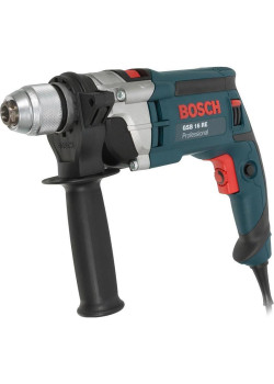 Дрель ударная Bosch GSB 16 RE Professional 750Вт патрон:быстрозажимной реверс (кейс в комплекте) (060114E500)