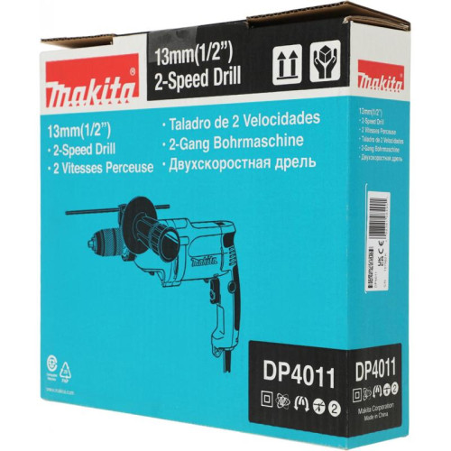 Дрель безударная Makita DP4011 720Вт патрон:быстрозажимной реверс