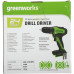 Дрель-шуруповерт Greenworks GD24DD35 аккум. патрон:быстрозажимной (3704007)