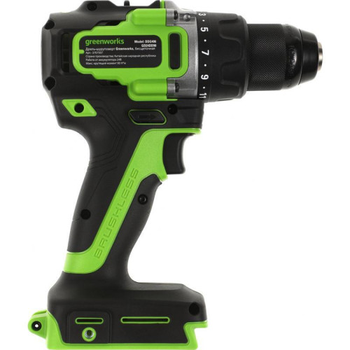 Дрель-шуруповерт Greenworks GD24DD90 аккум. патрон:быстрозажимной (3707507)