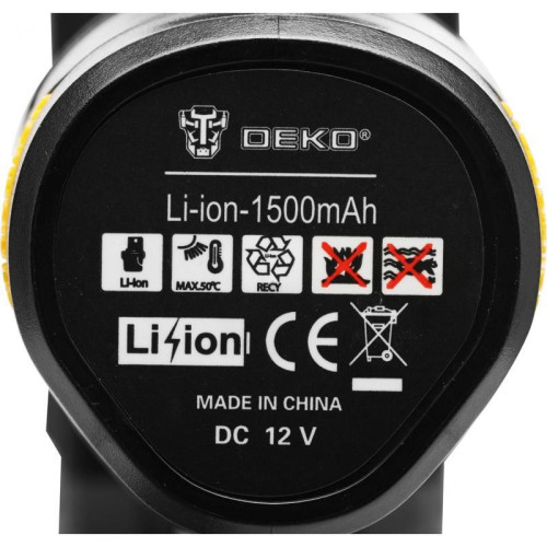 Дрель-шуруповерт Deko GCD12DU аккум. патрон:быстрозажимной (063-4039)
