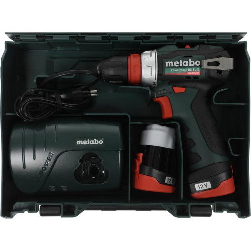 Дрель-шуруповерт Metabo Power Maxx BS BL аккум. патрон:быстрозажимной (кейс в комплекте) (601749500)