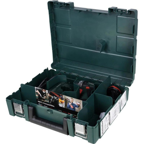 Дрель-шуруповерт Metabo PowerMaxx BS Basic аккум. патрон:быстрозажимной (кейс в комплекте) (600080500)