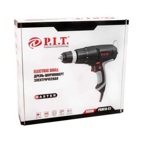 Дрель-шуруповерт P.I.T. PBM10-C 550Вт патрон:быстрозажимной