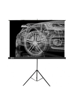Экран Cactus 124.5x221см Triscreen CS-PST-124x221 16:9 напольный рулонный черный