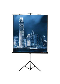 Экран на треноге Lumien 183x244см Master View LMV-100108 4:3 напольный рулонный черный