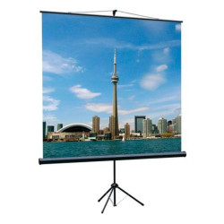 Экран на треноге Lumien 160x160см Eco View LEV-100105 1:1 напольный рулонный