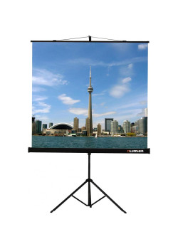 Экран на треноге Lumien 180x180см Eco View LEV-100107 1:1 напольный рулонный