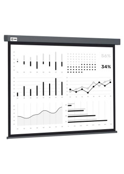 Экран Cactus 180x180см Wallscreen CS-PSW-180X180-SG 1:1 настенно-потолочный рулонный серый