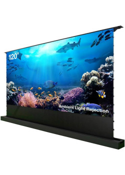 Экран Cactus 148x263см FloorRising CS-PSFRALR-263X148 16:9 напольный рулонный черный (моторизованный привод)