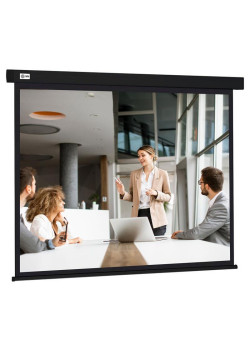 Экран Cactus 168x299см Wallscreen CS-PSW-168X299-BK 16:9 настенно-потолочный рулонный черный