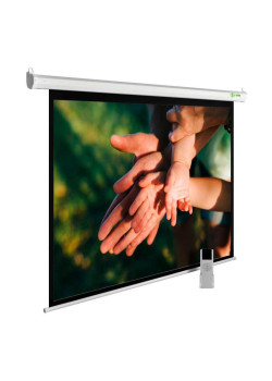 Экран Cactus 280x280см MotoExpert CS-PSME-280x280-WT 1:1 настенно-потолочный рулонный белый (моторизованный привод)