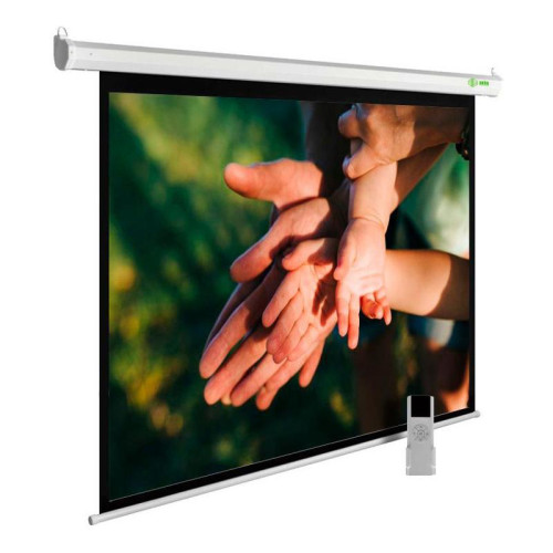 Экран Cactus 280x280см MotoExpert CS-PSME-280x280-WT 1:1 настенно-потолочный рулонный белый (моторизованный привод)