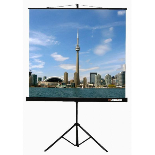 Экран на треноге Lumien 160x160см Eco View LEV-100105 1:1 напольный рулонный