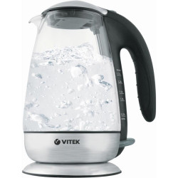 Чайник электрический Vitek VT-1160 1.7л. 2200Вт серебристый корпус: нерж.сталь/пластик