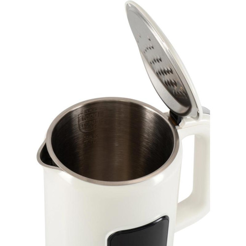 Чайник электрический Hyundai HYK-S4606 1.7л. 2200Вт кремовый корпус: металл