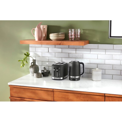 Электрочайник KitchenAid, термо-контроль, 1.7 л., черный