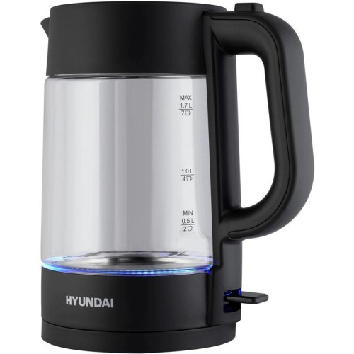 Чайник электрический Hyundai HYK-G7707 1.7л. 2200Вт графит корпус: стекло Чайник электрический Hyundai HYK-G7707 1.7л. 2200Вт графит корпус: стекло