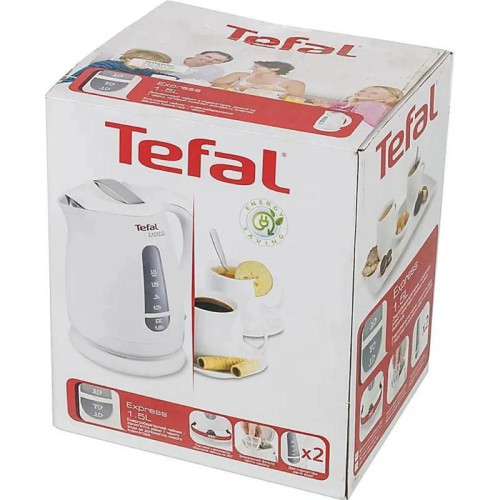 Чайник электрический Tefal Express Plastic KO29913E 1.5л. 2200Вт белый корпус: пластик (7211000396)
