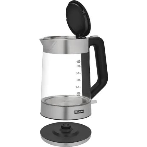 Чайник электрический Rondell RDE-1008 1.7л. 2200Вт прозрачный корпус: стекло