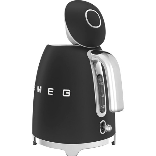 Стиль 50-х г., чайник электрический, 1.7 л , 2400 Вт, корпус из нержавеющей стали, черный матовый