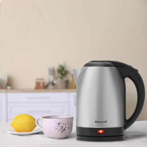 Чайник электрический Maxwell MW-1077 1.8л. 2200Вт сталь корпус: металл/пластик