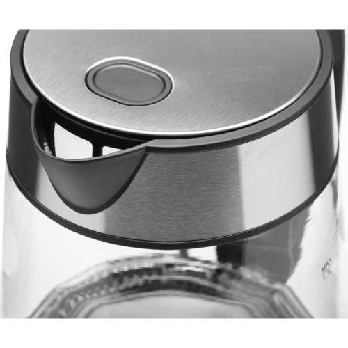 Чайник электрический Kitfort KT-6118 1.7л. 2200Вт прозрачный/серебристый корпус: стекло (КТ-6118)