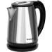 Чайник электрический Scarlett SC-EK21S34 1.8л. 2200Вт черный корпус: сталь