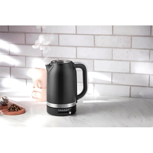Электрочайник KitchenAid, термо-контроль, 1.7 л., матовый черный