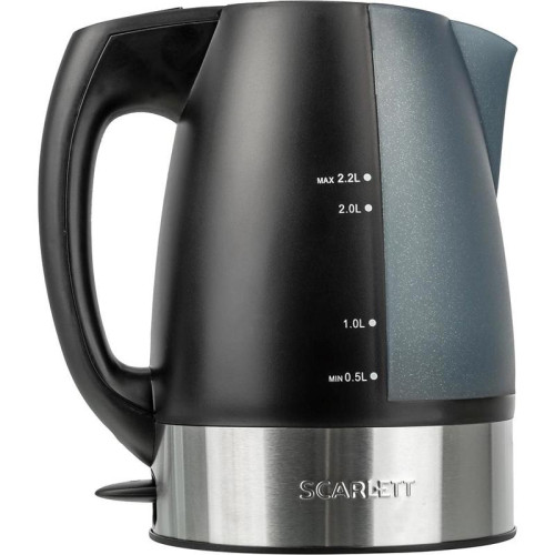 Чайник электрический Scarlett SC-1020 2.2л. 2200Вт черный корпус: пластик (1020)