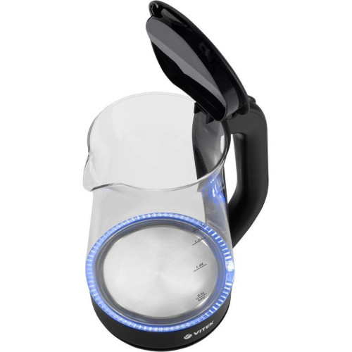 Чайник электрический Vitek VT-8803 1.7л. 2200Вт черный корпус: стекло Чайник электрический Vitek VT-8803 1.7л. 2200Вт черный корпус: стекло