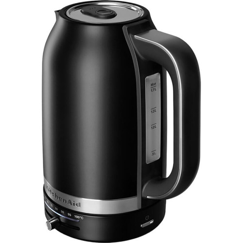 Электрочайник KitchenAid, термо-контроль, 1.7 л., матовый черный