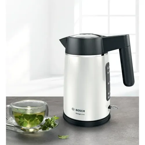 Электрический чайник Bosch TWK5P471 Электрический чайник Bosch, объем 1.7 л, закрытая спираль, индикация включения, индикация уровня воды, встроенный фильтр, автоматическое отключение при закипании, защита от перегрева, мощность 2400 Вт, цвет белый Электрический чайник Bosch TWK5P471 Электрический чайник Bosch, объем 1.7 л, закрытая спираль, индикация включения, индикация уровня воды, встроенный фильтр, автоматическое отключение при закипании, защита от перегрева, мощность 2400 Вт, цвет белый