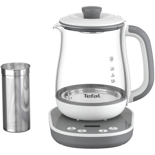 Чайник электрический Tefal BJ551B10 1.5л. белый корпус: стекло/пластик (7211004581)