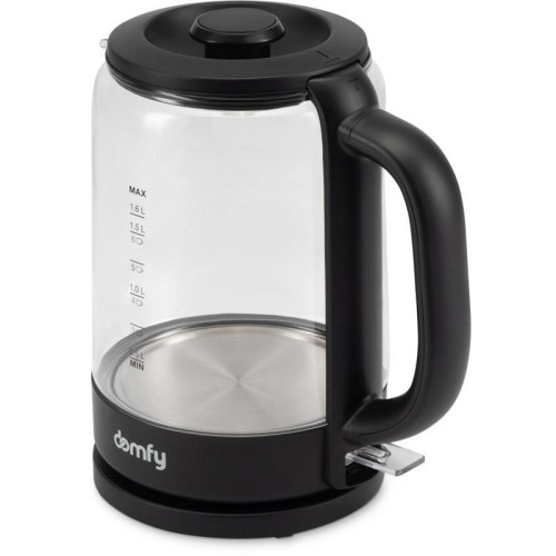 Чайник электрический Domfy DSB-EK304 1.7л. 2200Вт черный корпус: стекло/пластик Чайник электрический Domfy DSB-EK304 1.7л. 2200Вт черный корпус: стекло/пластик