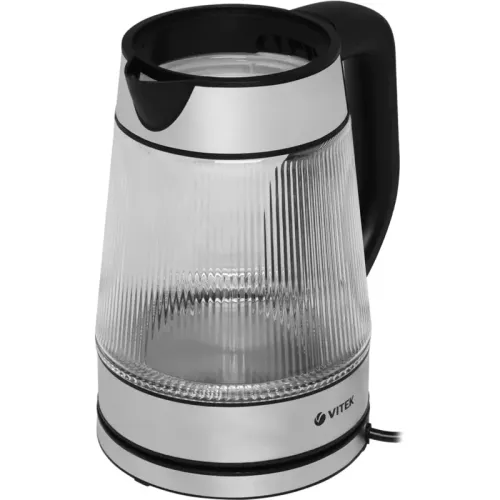 Чайник электрический Vitek VT-7017 1.8л. 2200Вт прозрачный корпус: стекло