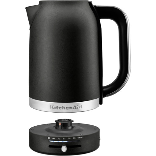 Электрочайник KitchenAid, термо-контроль, 1.7 л., черный