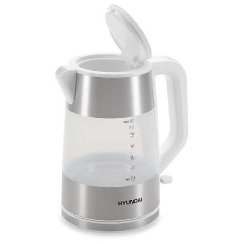 Чайник электрический Hyundai HYK-P4025 1.9л. 2200Вт белый корпус: пластик