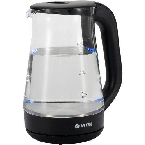 Чайник электрический Vitek VT-8803 1.7л. 2200Вт черный корпус: стекло Чайник электрический Vitek VT-8803 1.7л. 2200Вт черный корпус: стекло